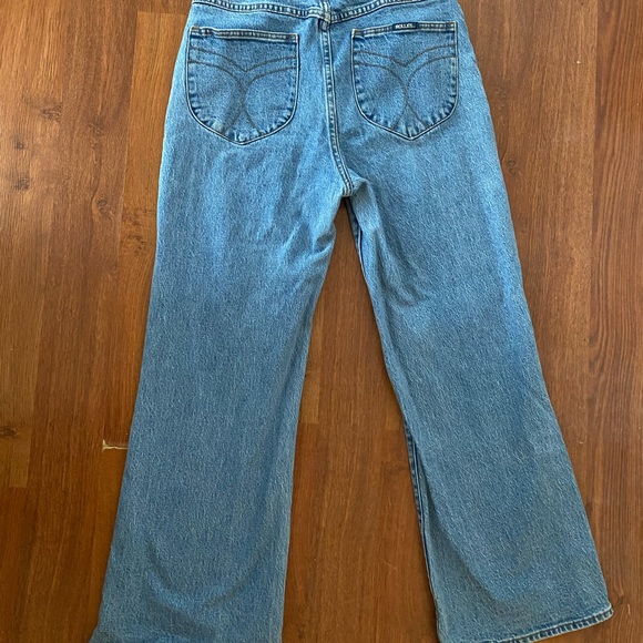 Rollas East Coast Crop Flare Jeans - Picture 3 of 6